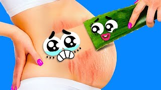 If Body Parts Were Alive || Funny Doodles And Their Daily Fails || Parenting Struggles By Doodland