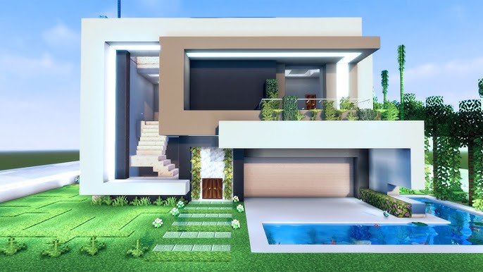 MoclisStudio - Casa Moderna de Madeira Minecraft Map