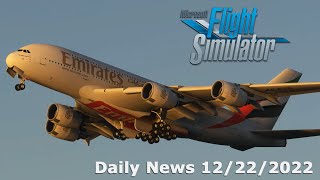 Microsoft Flight Simulator Daily News 12/22/2022 - FREE F/A-18 Hornet, FS Traffic, JetRanger & More