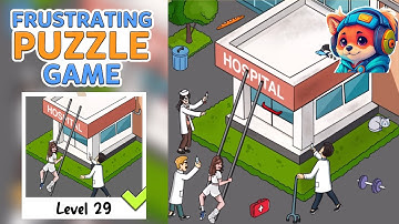 Frustrating Puzzle Game – Level 29 escape the doctors Walkthrough Solutions | iOS / Android Gameplay