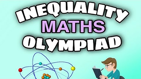 Inequality || Math olympiad || Rmo Prmo Inmo Imo