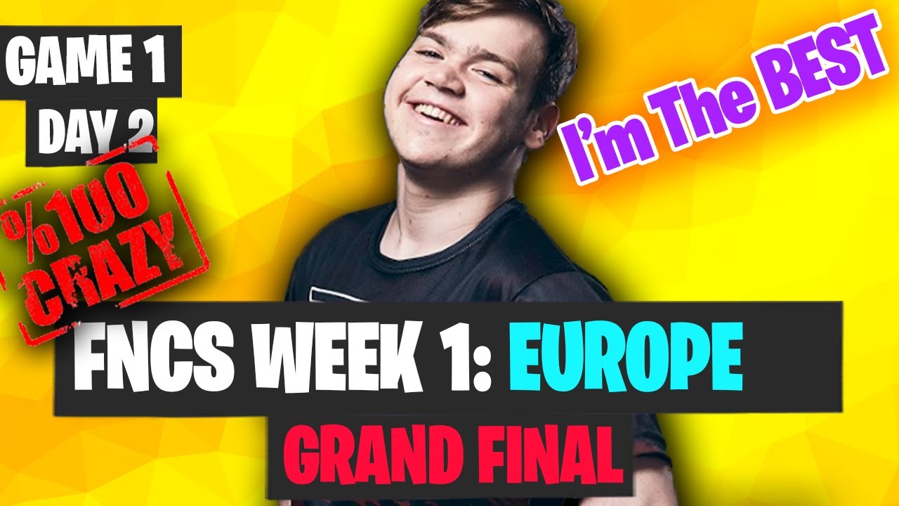 FNCS Week 1 Day 2 Final Game 1 Highlights EU