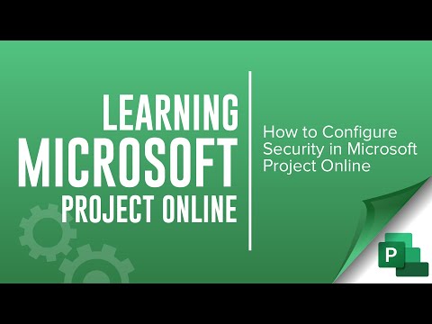 How to configure security in Microsoft Project Online