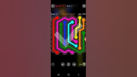 How to solve flow free hexa (rainbow pack level 117)