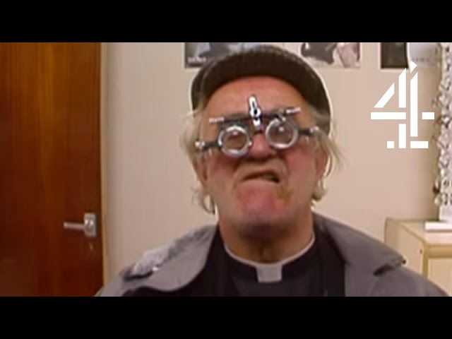 Image result for father jack eye test gif