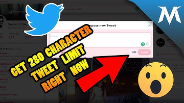 Twitter How to get 280 characters on Twitter RIGHT NOW! 100% working just try it out its awesome