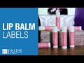 Lip Balm Label Template