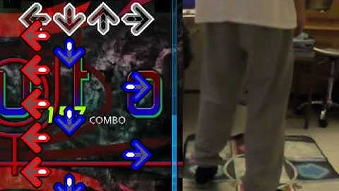 DDR/StepMania - Black∞Hole - Pluto [boss song] - Expert on foam mat