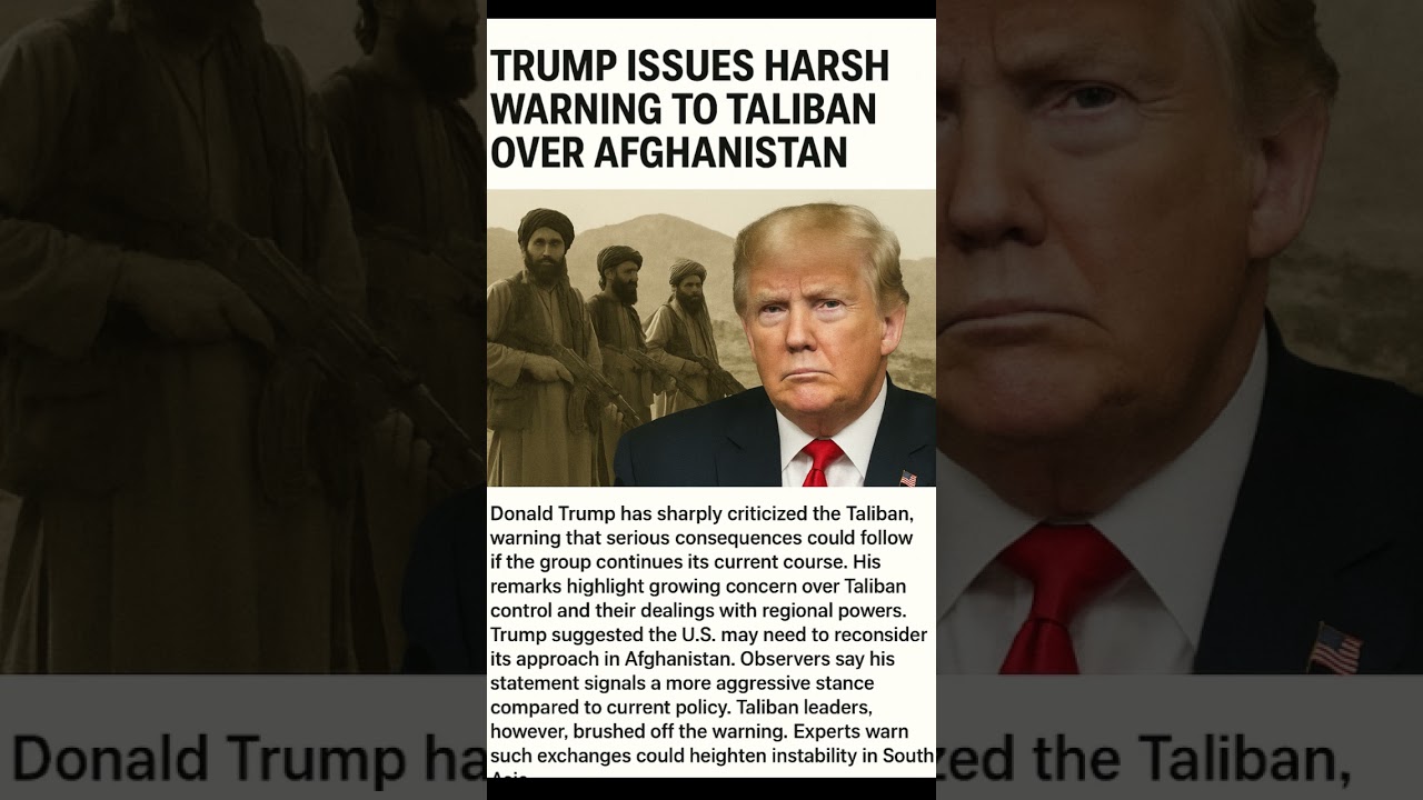 Taliban Reject Trump Ultimatum as U.S. Mulls Military Action at Bagram