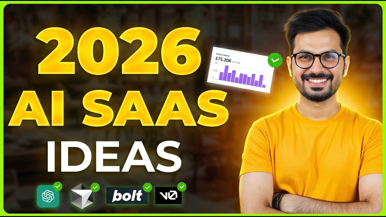 5 AI SAAS Ideas to Launch in 2025 that will make you RICH - YouTube