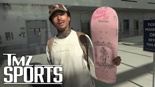 Nyjah Huston Opens Up On Airport Skating, U.S. Keeps It Chill! | TMZ Sports