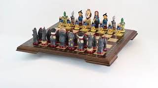 Wizard of Oz Chess Board Hand Painted
