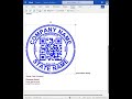 How to Create digital Company Seals with QR code