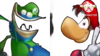 Preview 2 Rayman Mario And Globox Luigi Deepfake Effects | Preview 2 OREO Remix Effects Resimi