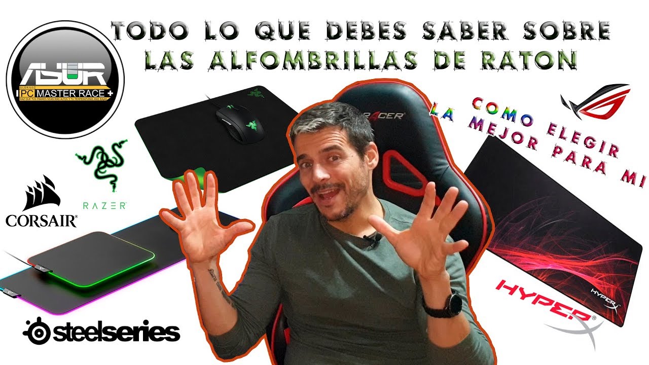 Todo lo que debes saber sobre las Mousepad o  Alfombrillas de Ratón. Características.