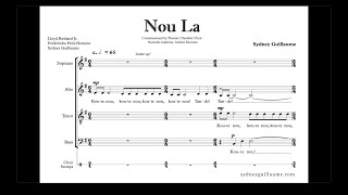 Nou La by Sydney Guillaume {Score Video} - SATB Chorus