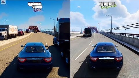 Realism Beyond vs NaturalVision Evolved - GTA V 2020 - Ultra Realistic Graphics MOD Comparison