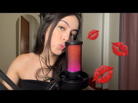 ASMR- TE DANDO BEIJINHOS ATÉ VOCÊ DORMIR! 