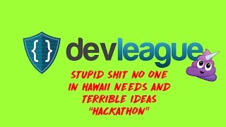 Stupid Shit Hackathon Honolulu: Presentations and Awards