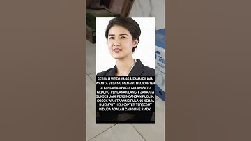 Thumbnail of YANG LAGI VIRAL, CAROLINE RIADY PULANG KERJA DIJEMPUT HELIKOPTER #shorts #short