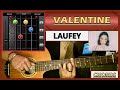Valentine  laufey original chords