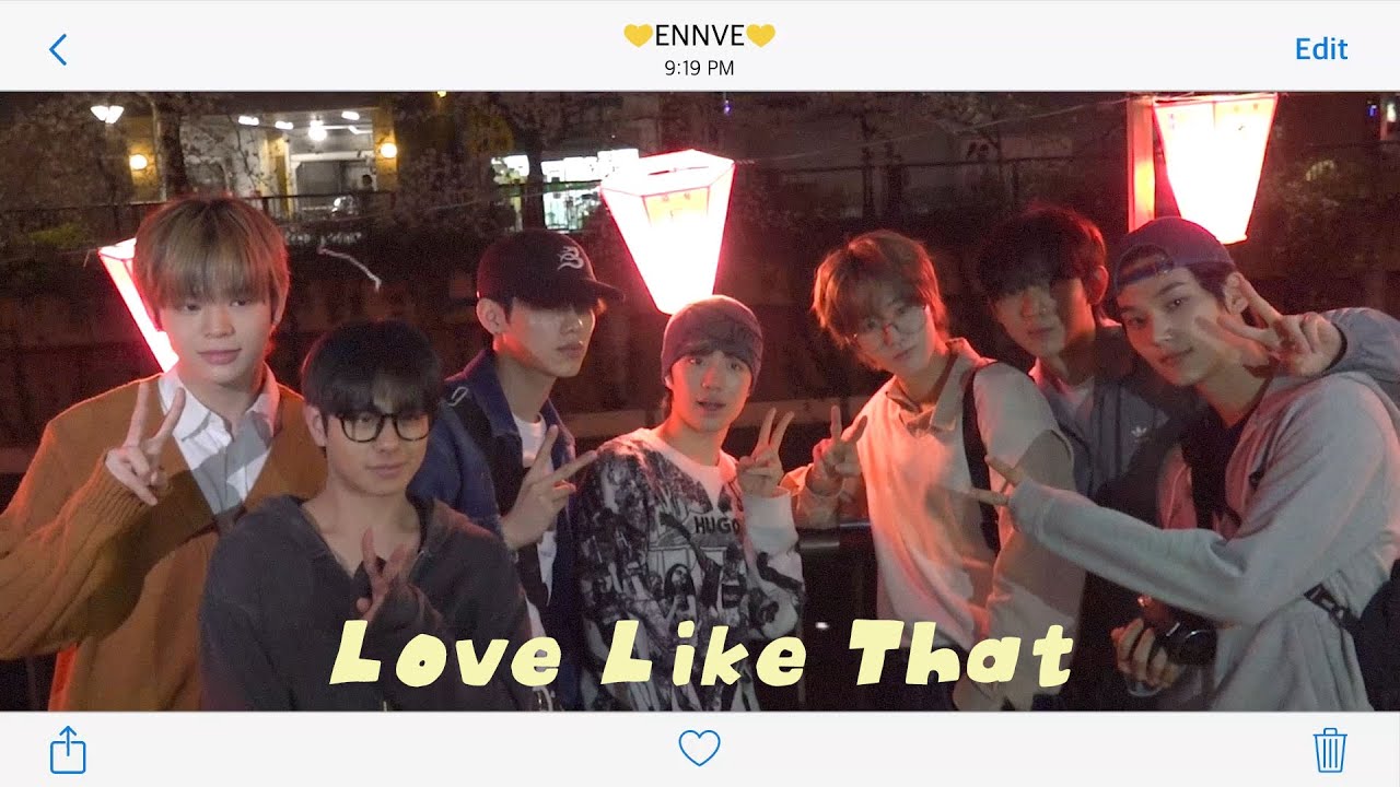 在 YouTube 上观看 EVNNE (이븐) ‘Love Like That’ Self MV 在 YouTube 上观看 EVNNE (이븐) ‘Love Like That’ Self MV
