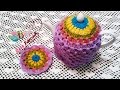 كروشيه غطاء\ تلبيسه ابريق الشاى  \ خيط وابره \ Crochet Tea Pot Cozy/Warmer