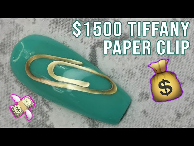 $1500 TIFFANY PAPER CLIP NAIL!!  