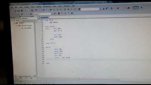 8051 Interfacing with switch  and LED using interrupt part 2