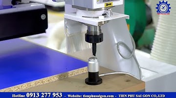 MÁY CNC ROUTER 4 ĐẦU PHAY CẮT VÁN BÀN HÚT CHÂN KHÔNG | MÁY CHẾ BIẾN GỖ TIẾN PHÚ SÀI GÒN