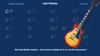 Just Friends (Backing Track/Play-along) 212 BPM