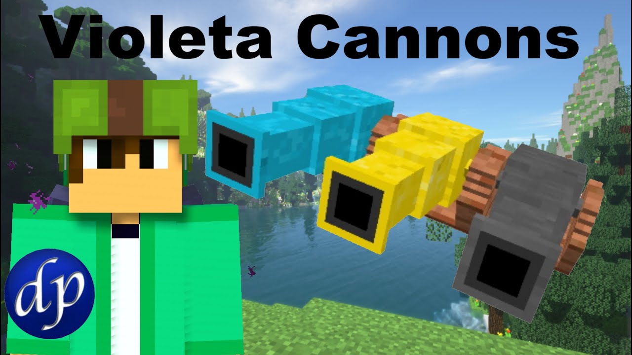 Minecraft Violeta Cannons Mod