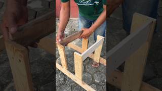 Let's make a bench out of pallet wood! #palletwoodcrafts #diy #ideas #sharingideas #woodworking