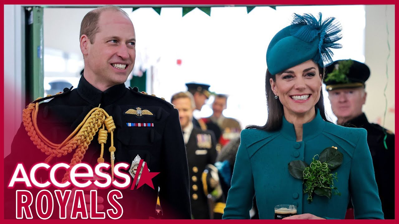 Princess Kate Middleton's 1st St. Patrick's Day As Irish Guards Colonel