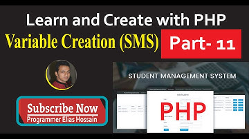 Student Management System | PHP Project | (SMS Part-11) | Elias Hossain | ইলিয়াছ হোসাইন | PHP Bangla