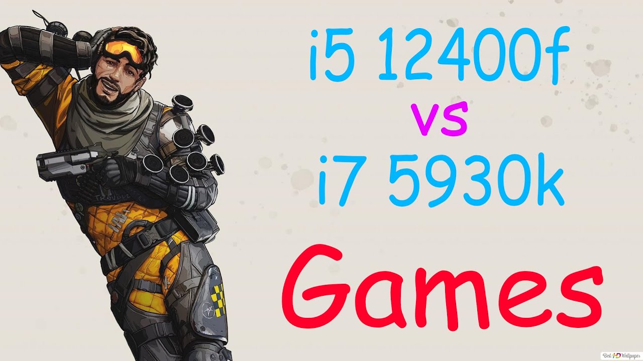 i5 12400f vs i7 5930k in Games - YouTube