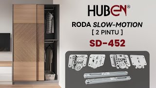 Roda Pintu Sliding Slow-Motion SD-452 Huben screenshot 5