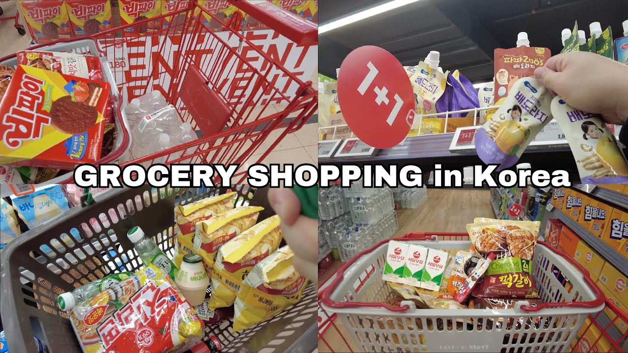 Grocery Shopping in Korea *With Prices* Korean Supermarket Shopping