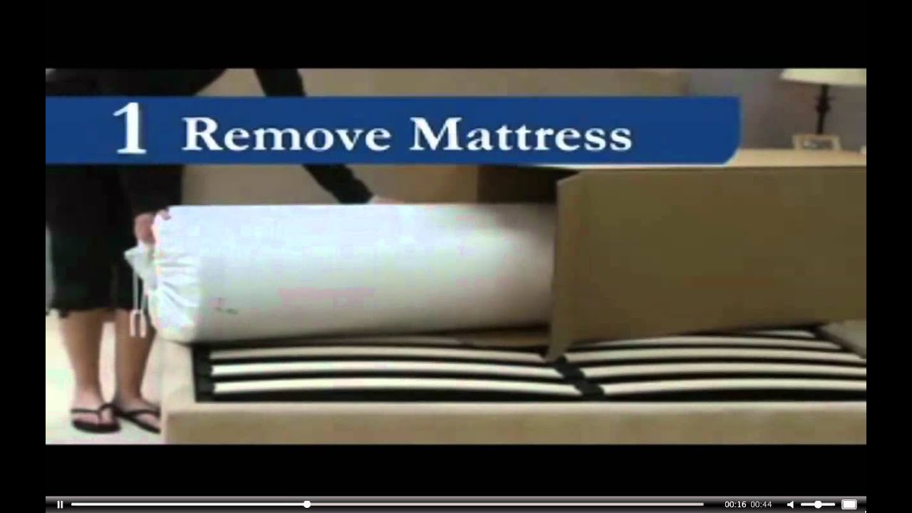 How to Open your Memory Foam Mattress in a Box   YouTube