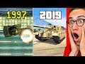 Reacting To THE EVOLUTION OF GTA! 1997 - 2019