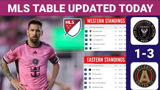 INTER MIAMI vs ATLANTA MAJOR LEAGUE SOCCERS TABLE UPDATED TODAY ¬MLS TABLE & STANDINGS 2023/2024