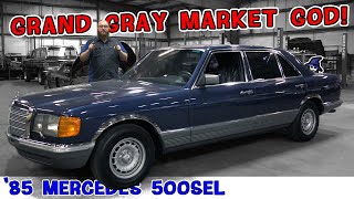 Truly a gray market god! Shockingly perfect 1985 Mercedes 500SEL! The CAR WIZARD is in love