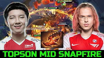 TOPSON OVERWHELMING BLINK SNAPFIRE - FT WHITEMON IN SAME TEAM DOTA 2