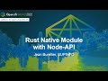 Rust Native Module with Node-API - Jean Burellier, SUPINFO