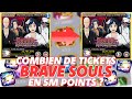 Combien de tickets brave souls en 5 millions de points  bleach brave souls