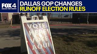 Dallas Republican Party changing plans for runoff