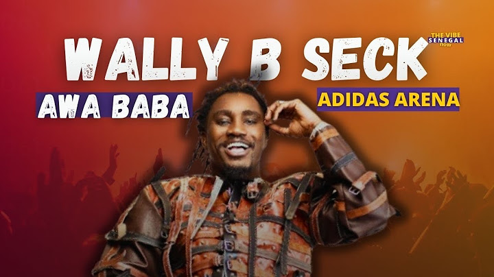 WALLY B SECK -  LO MAYE YAKO MOM AWA BABA | LIVE ADIDAS ARENA PARIS 2024