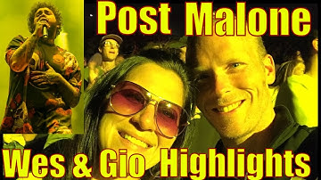 Post Malone Runaway Tour Wes & Gio Concert Highlights & Slideshow Little Caesar’s Arena LCA 9-29-19