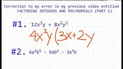 Factoring Integers and Polynomials