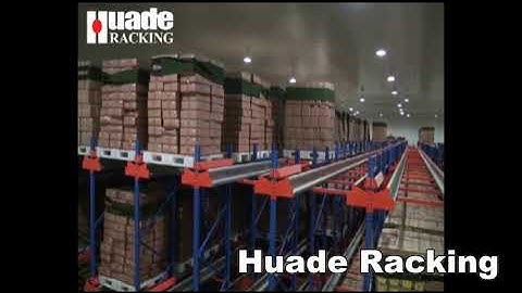 Radio Shuttle Racking System High Density Pallet Storage